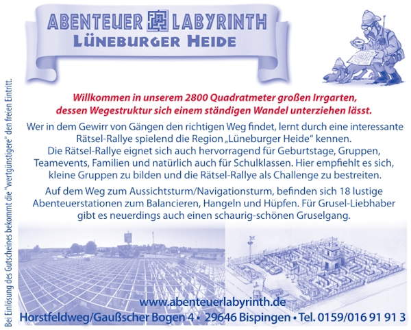 Abenteuerlabyrinth Bispingen