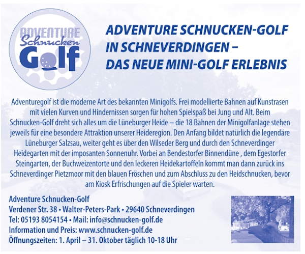 Adventure Schnuckengolf Schneverdingen Adventure Schnuckengolf Schneverdingen